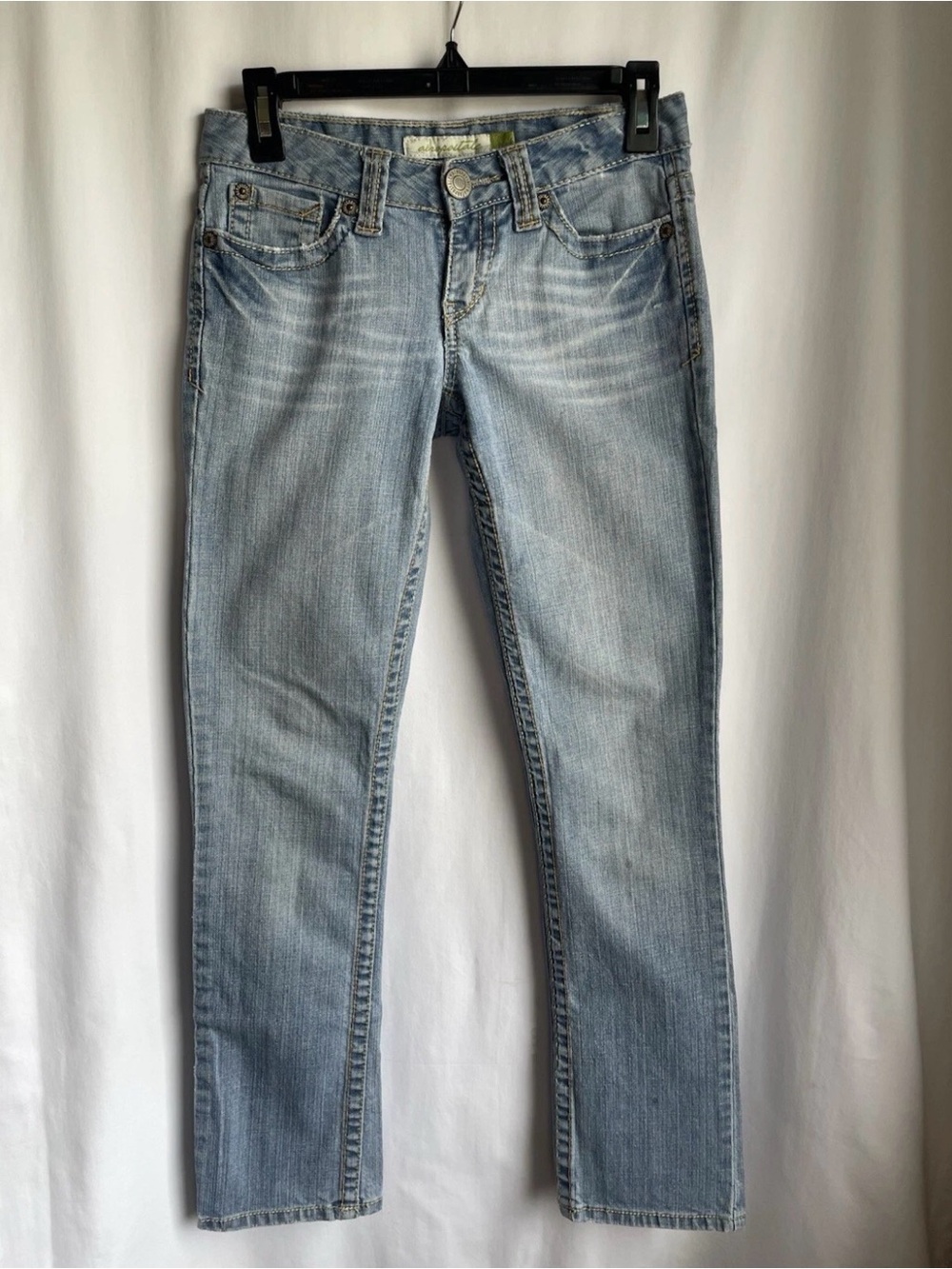 Aeropostale Light Wash Straight-Leg Jeans - Women vintage Y2K size 1/2